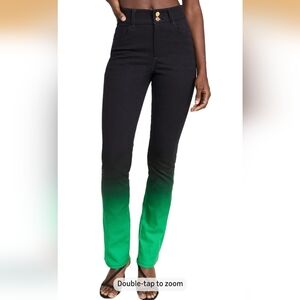 NWT BruceGlen Women's Printed Flare Jean Central Park Gradient 8